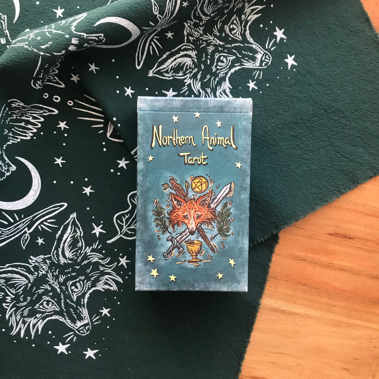 Northern Animal Tarot Cloth