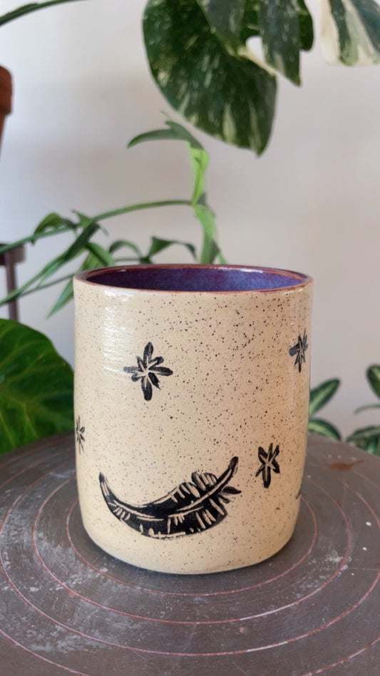 Carved Raven Mug 12oz