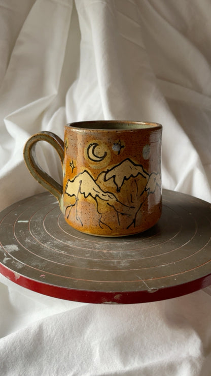 Dragon & Mountains Tea mug