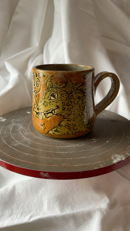 Dragon & Mountains Tea mug