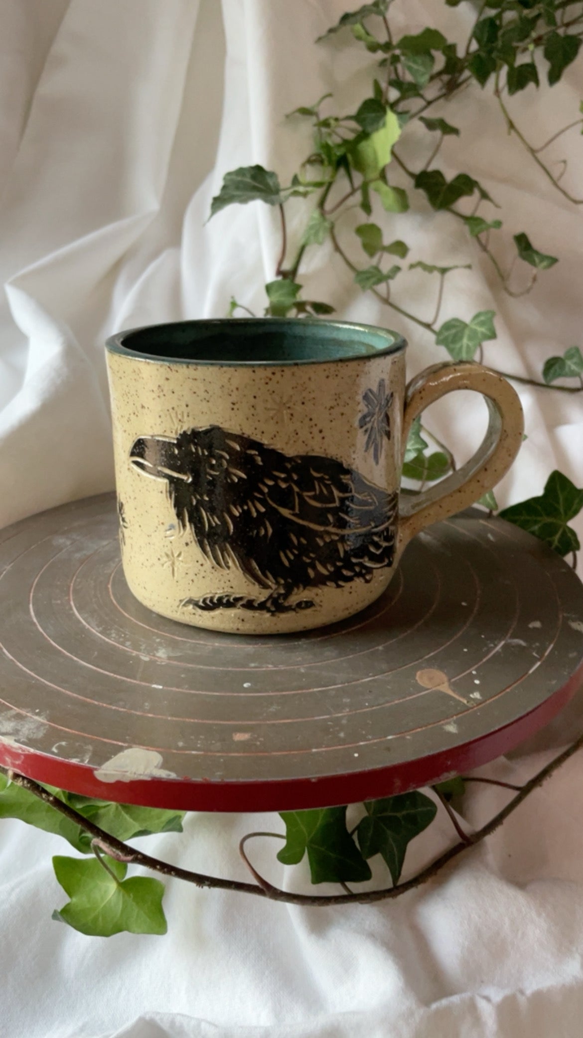 Raven & Evil Eye Tea Mug