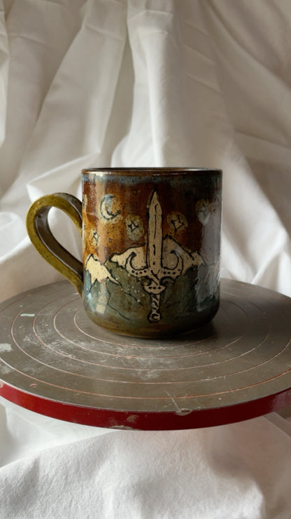 Dragons Sword Tea Mug