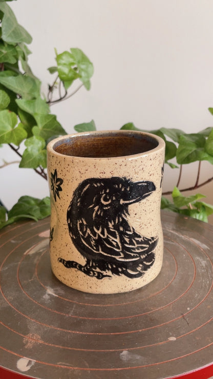 Tarot & Raven Hug Cup