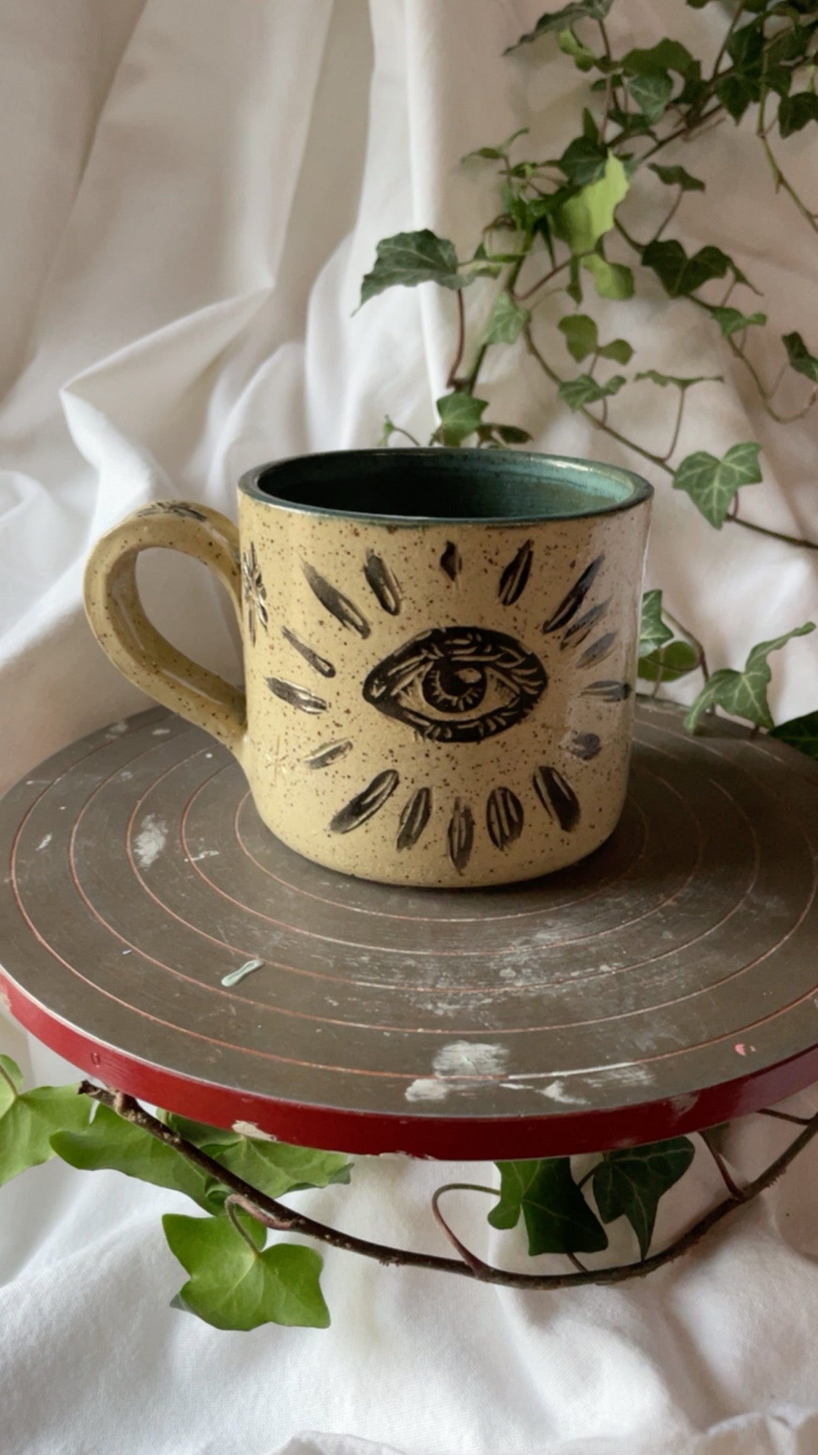 Raven & Evil Eye Tea Mug