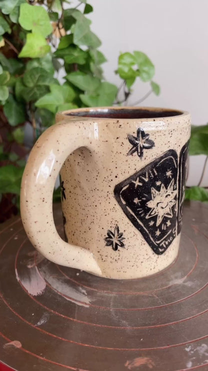 Tarot & Raven Mug