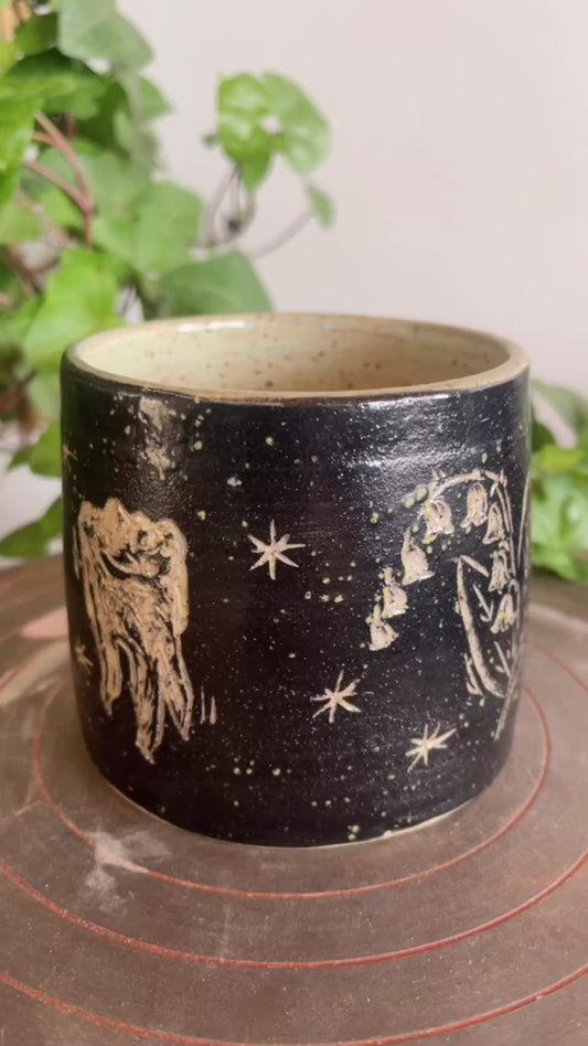 Jackalope, Tooth & Mushroom Cup 8oz